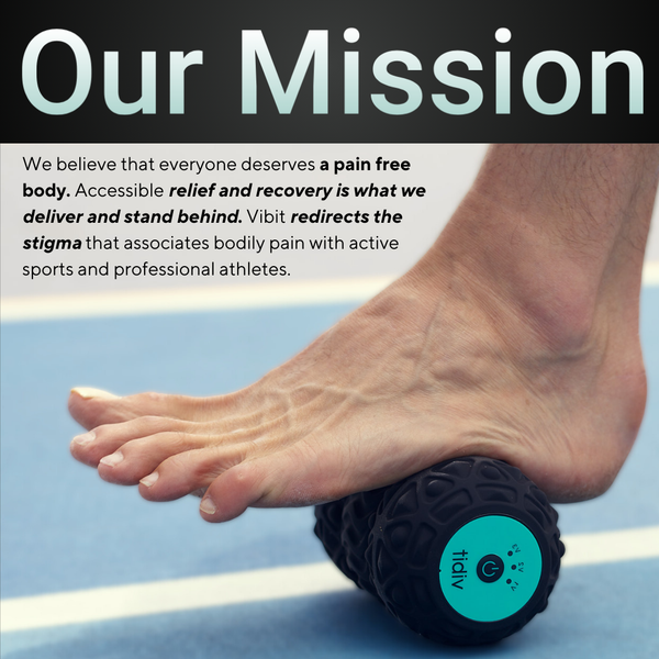 Portable Vibrating Massage Roller - Vibit ROLL 2