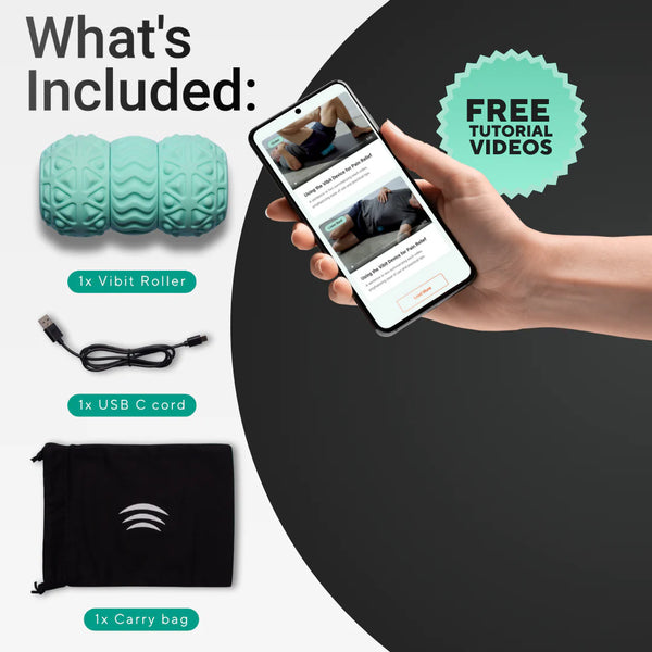 Portable Vibrating Massage Roller - Vibit ROLL