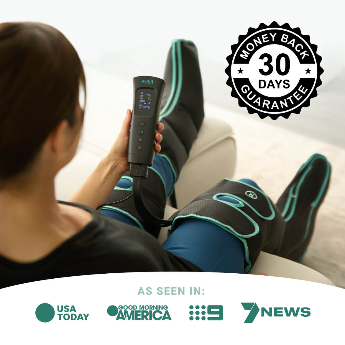 Vibit FlowBoots - Wireless Heated Compression Boots