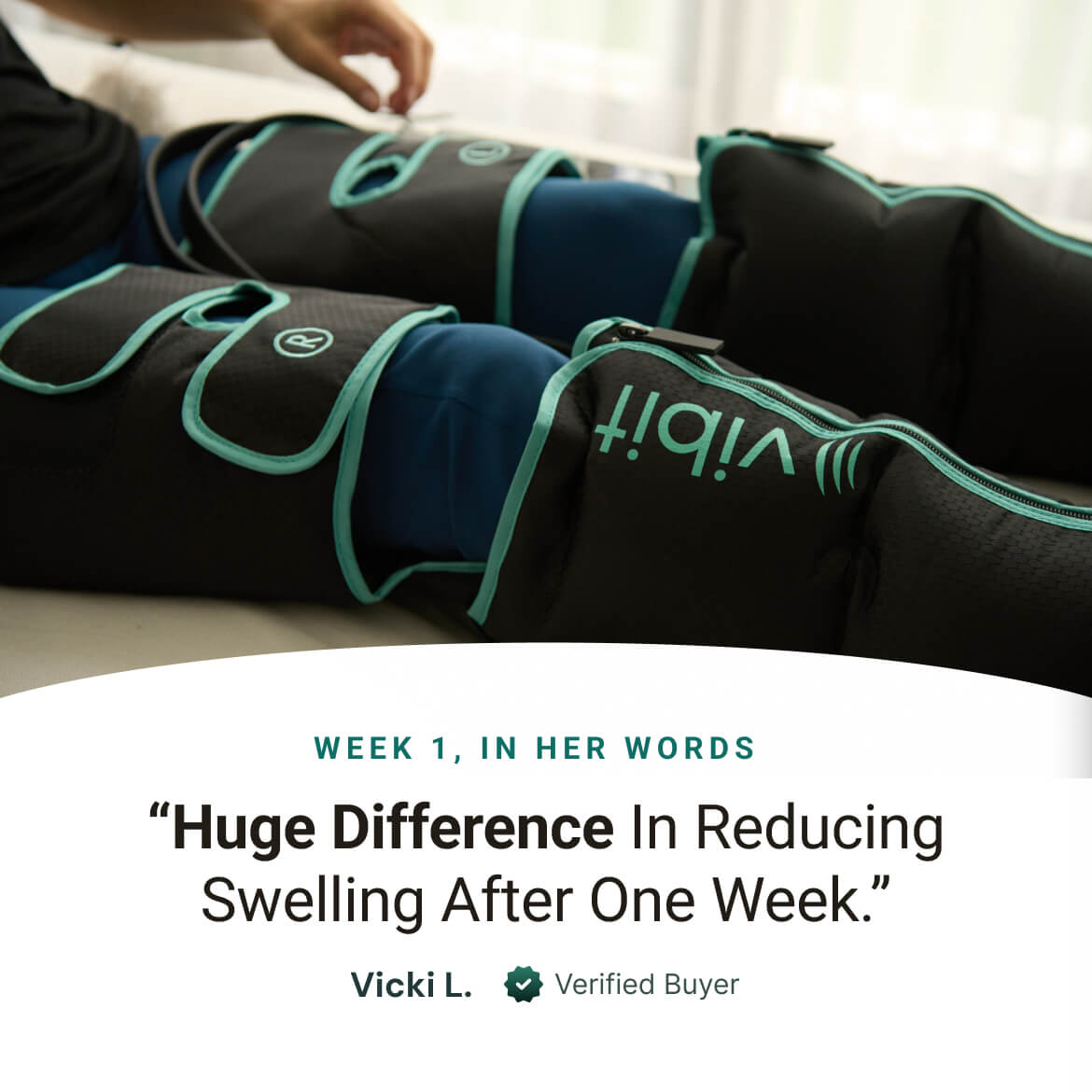 Vibit FlowBoots - Wireless Heated Compression Boots